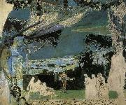 Mikhail Vrubel Italy.A.Night in Naples china oil painting artist